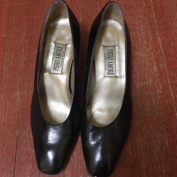 Vintage Italian made black heels - Picture 2 of 3